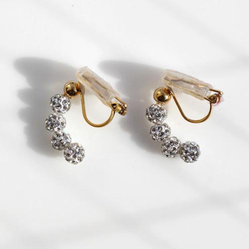 ＜アビステ＞パヴェボールイヤリング