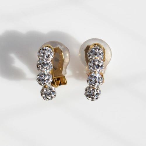 ＜アビステ＞パヴェボールイヤリング