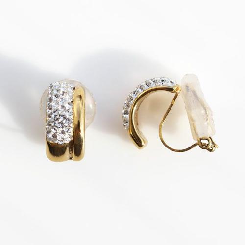 ＜アビステ＞G型パヴェラインイヤリング