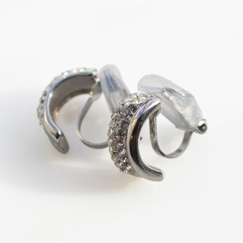 ＜アビステ＞G型パヴェラインイヤリング