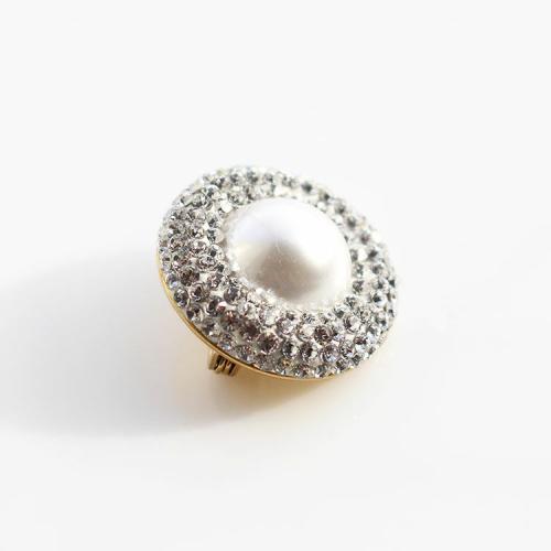 ＜アビステ＞パヴェパールブローチ