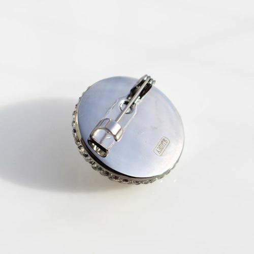 ＜アビステ＞パヴェパールブローチ