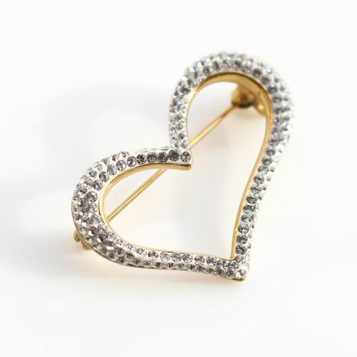 ＜アビステ＞ハートブローチ