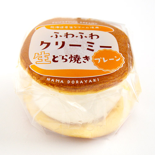 <亀印製菓>ふわふわクリーミー生どら焼きプレーン 6個