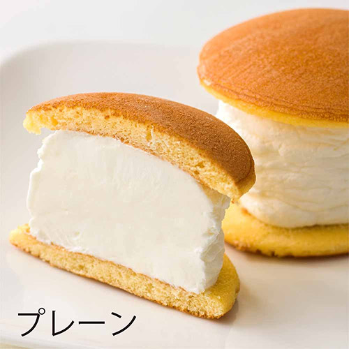 <亀印製菓>ふわふわクリーミー生どら焼きプレーン 6個