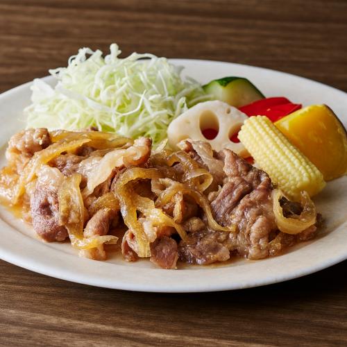 黒部名水ポーク　生姜焼き（5種野菜セット）×4