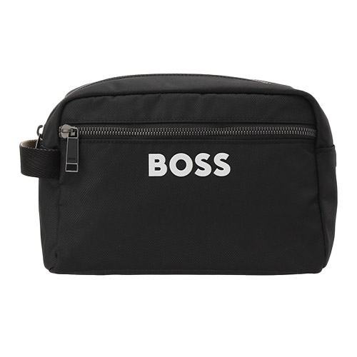 ＜BOSS＞ロゴトラベルポーチ　コントラストロゴ