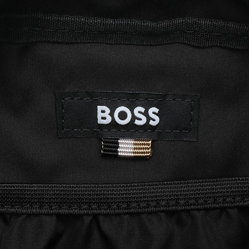 ＜BOSS＞ロゴトラベルポーチ　コントラストロゴ