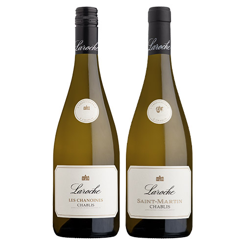 【送料当社負担】シャブリの名門「ドメーヌ・ラロッシュ」 のシャブリ2本セット