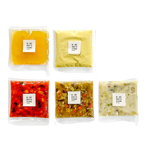 ＜BONEBROTH STAND OKINAWA＞「発酵」ボーンブロスで作る具沢山スープと季節の野菜を使ったボタージュのバラエティセット