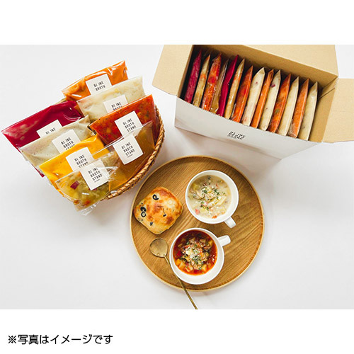 ＜BONEBROTH STAND OKINAWA＞「発酵」ボーンブロスで作る2種類のミネストローネとクラムチャウダーの具沢山スープセット