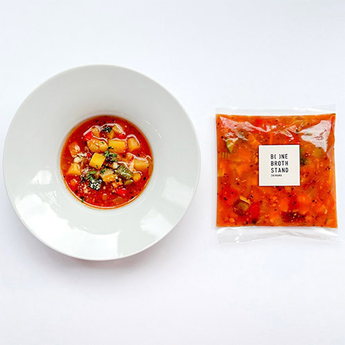 ＜BONEBROTH STAND OKINAWA＞「発酵」ボーンブロスで作る2種類のミネストローネとクラムチャウダーの具沢山スープセット