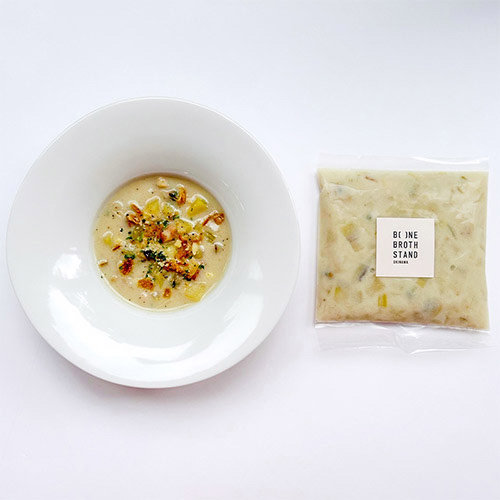 ＜BONEBROTH STAND OKINAWA＞「発酵」ボーンブロスで作る2種類のミネストローネとクラムチャウダーの具沢山スープセット