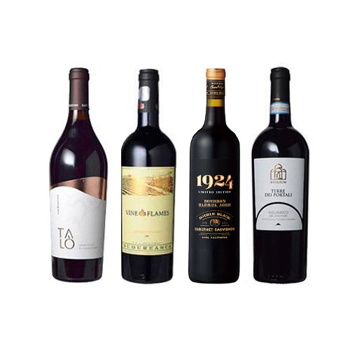 【送料当社負担】ポリフェノールと『抗糖化作用』でエイジングケア！フルボディ赤ワイン4本セット