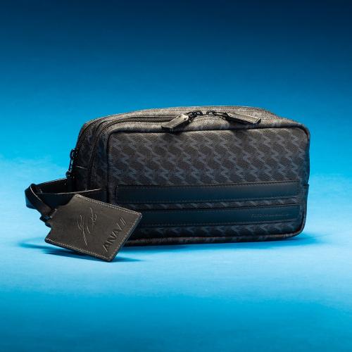 ＜ANAオリジナル＞三笘薫選手監修デザイン！ZERO HALLIBURTON for ANA ポーチ(サイン入りタグ付き)