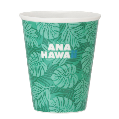 ＜ANAオリジナル＞機内紙コップデザイン陶器マグセット（ホノルル便）