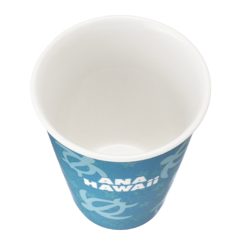 ＜ANAオリジナル＞機内紙コップデザイン陶器マグセット（ホノルル便）