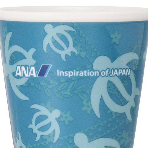 ＜ANAオリジナル＞機内紙コップデザイン陶器マグセット（ホノルル便）