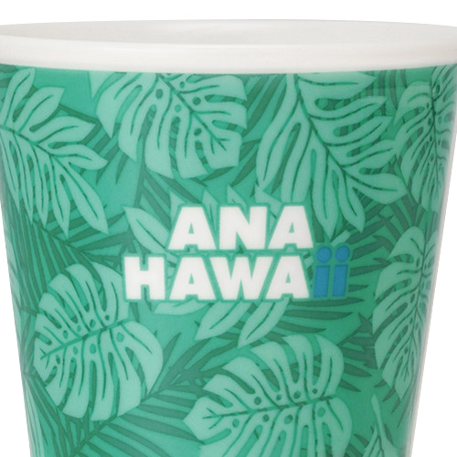 ＜ANAオリジナル＞機内紙コップデザイン陶器マグセット（ホノルル便）