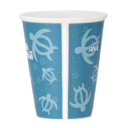 ＜ANAオリジナル＞機内紙コップデザイン陶器マグセット（ホノルル便）