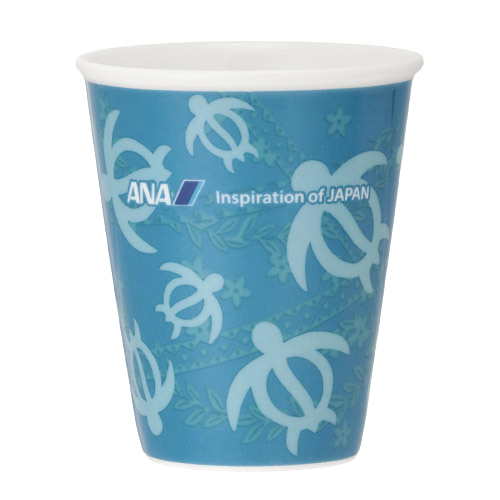 ＜ANAオリジナル＞機内紙コップデザイン陶器マグセット（ホノルル便）