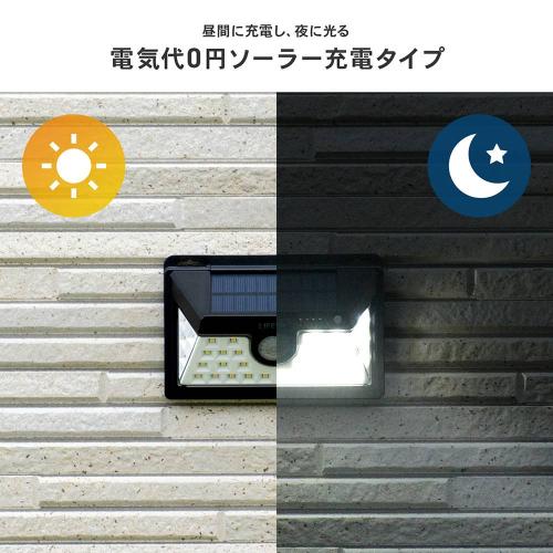 ＜コーナンオリジナル＞ソーラーウォールライト