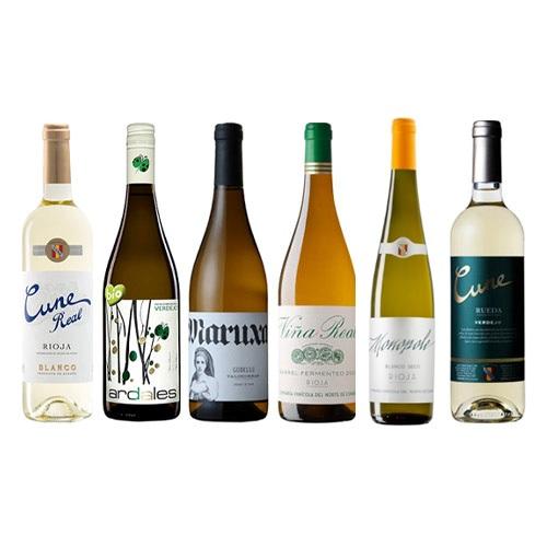 【送料当社負担】スペインを満喫！銘醸地を巡る白ワイン6本セット