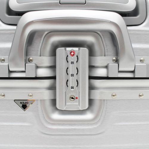 ＜TRIDENT＞アルミ調フレームスーツケース 27L TRI1030-45
