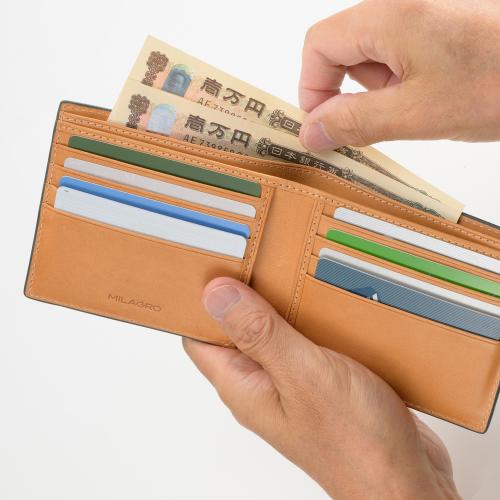 ＜ミラグロ＞パルメラートゴート・札入れ