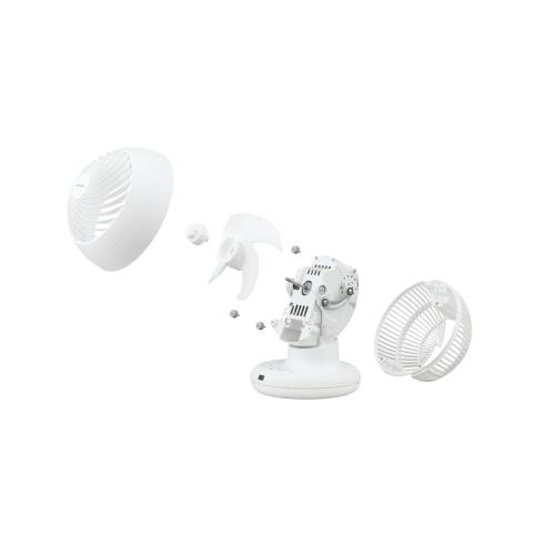 ＜アイリスオーヤマ＞ACボール型サーキュレーター PCF-BC15TEC-W