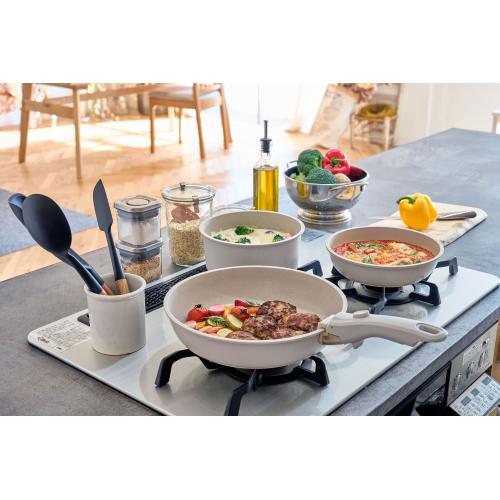 ＜KEVNHAUN＞取っ手が外せるフライパン・鍋5点セット