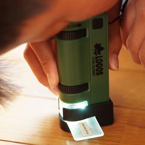 ＜Kenko＞LOGOS ハンディ顕微鏡　スマホアダプター付き