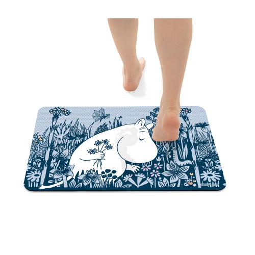 ＜ヨコズナ＞ムーミン 珪藻土入り ソフトバスマット ガーデニング