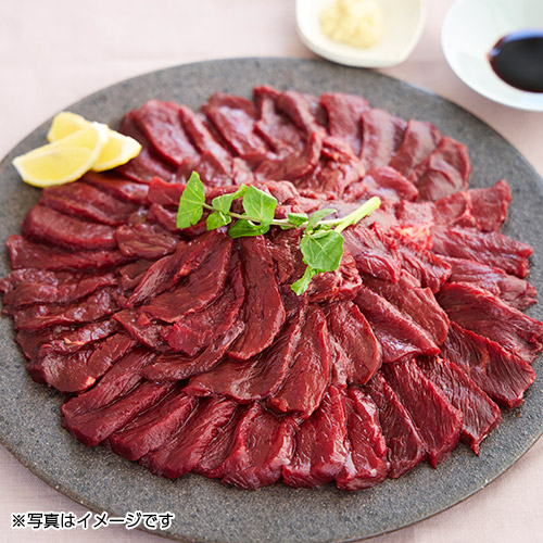 【菅乃屋】＜国産＞赤身馬刺し10袋（計800g）