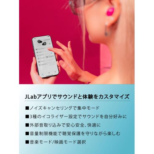 ＜JLab＞ワイヤレスイヤホン  Go Pop ANC