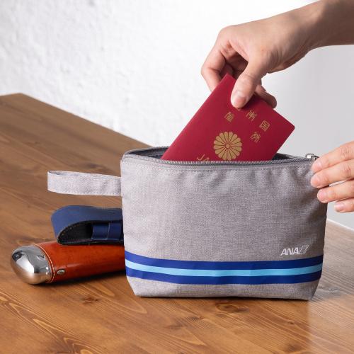 ＜ANAオリジナル＞ユニフォームコレクション(CA)　3点セット(ポーチ・ペンケース・ガジェットポーチ)