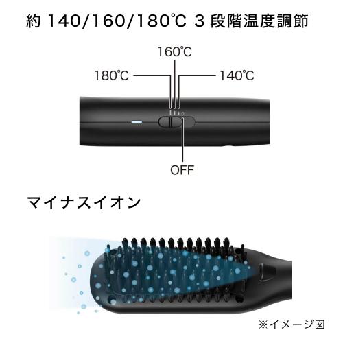 ＜モッズ・ヘア＞コンパクトイオンヒートブラシMHB-3041