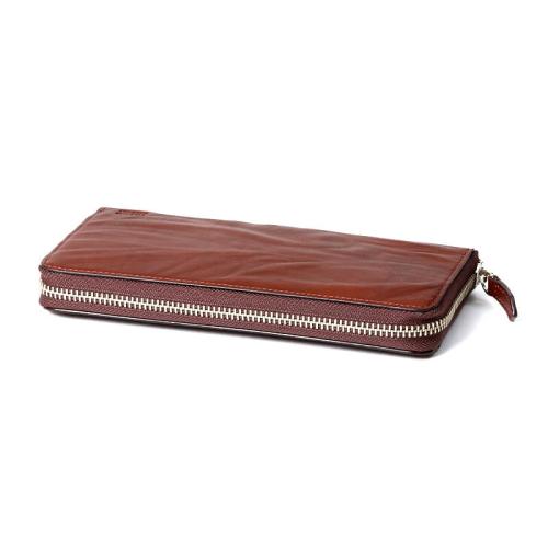 ＜タケオキクチ＞スクイーズシリーズ　ラウンドファスナー長財布小銭入れ付き