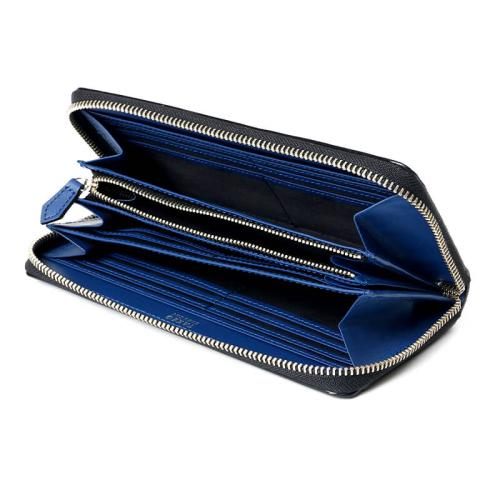 ＜タケオキクチ＞スクイーズシリーズ　ラウンドファスナー長財布小銭入れ付き