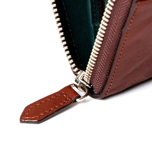 ＜タケオキクチ＞スクイーズシリーズ　ラウンドファスナー長財布小銭入れ付き