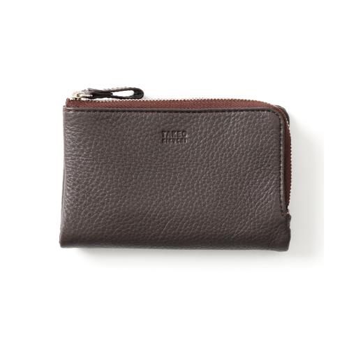 ＜タケオキクチ＞レディングシリーズ　縦型二つ折り財布ファスナー小銭入れ付き