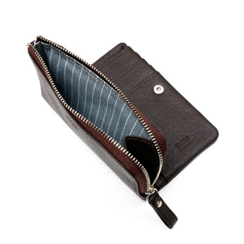 ＜タケオキクチ＞レディングシリーズ　縦型二つ折り財布ファスナー小銭入れ付き