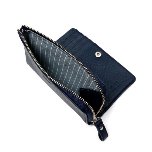 ＜タケオキクチ＞レディングシリーズ　縦型二つ折り財布ファスナー小銭入れ付き