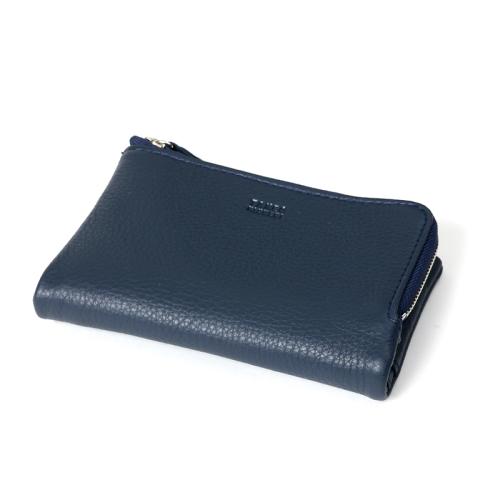 ＜タケオキクチ＞レディングシリーズ　縦型二つ折り財布ファスナー小銭入れ付き