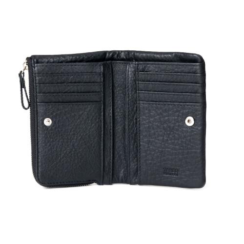 ＜タケオキクチ＞レディングシリーズ　縦型二つ折り財布ファスナー小銭入れ付き