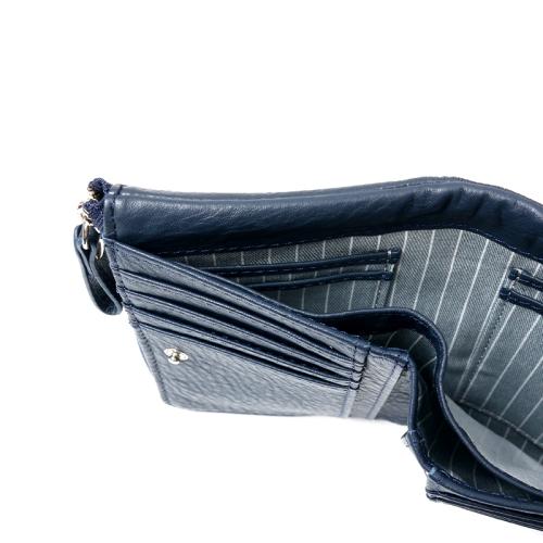 ＜タケオキクチ＞レディングシリーズ　縦型二つ折り財布ファスナー小銭入れ付き