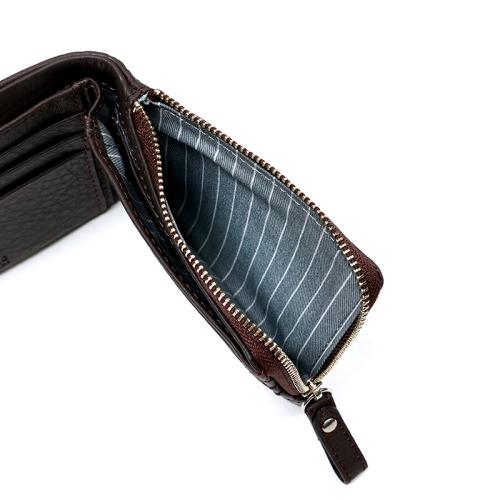 ＜タケオキクチ＞レディングシリーズ　二つ折り財布ファスナー小銭入れ付き