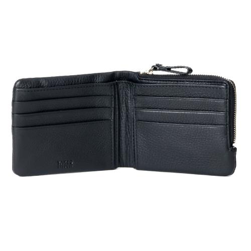 ＜タケオキクチ＞レディングシリーズ　二つ折り財布ファスナー小銭入れ付き