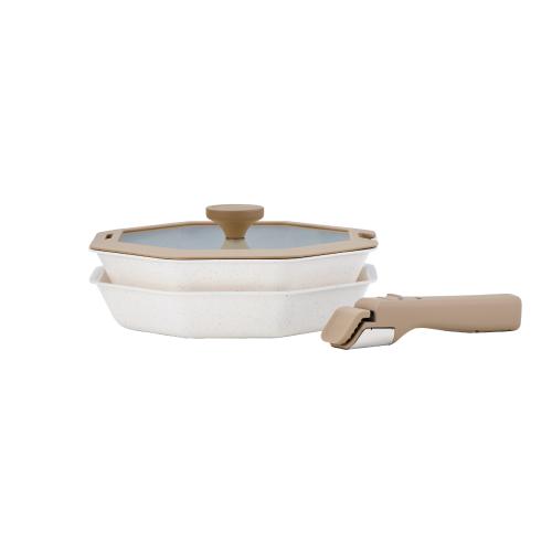 ＜ベストコ＞皿になるフライパン20ＣＭ　4点セット