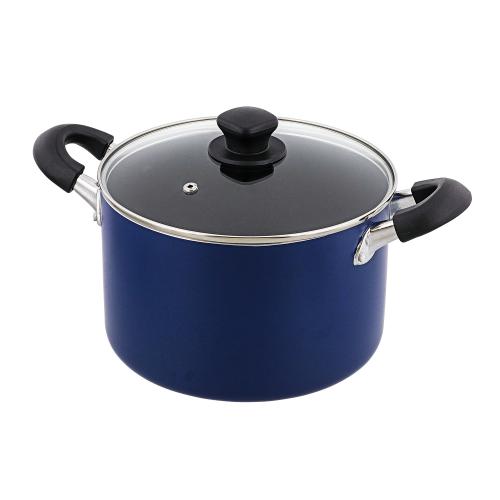 ＜ベストコ＞極深　IHキャセロール22cm　ブルー